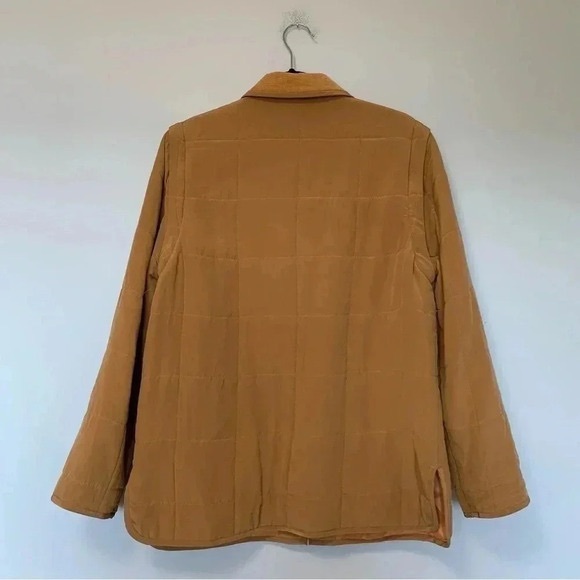 Diane Von Furstenberg yellow mtard 100 silk 2 in 1 jacket vest - Picture 3 of 3